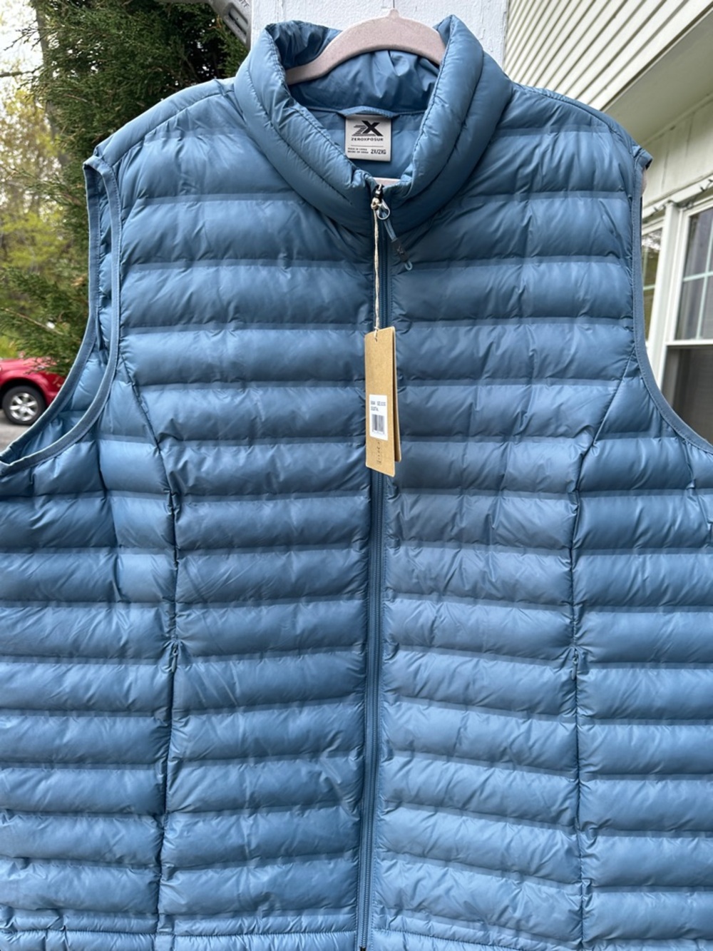 Xersion Light Blue Quilted Puffer Vest 2x NEW with tags